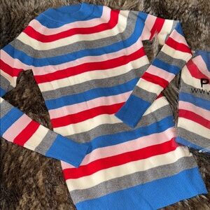 Promesa Colorful Striped Sweater 🆕 size small/medium